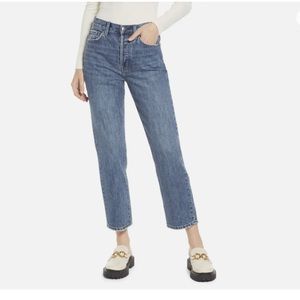 Pistola Charlie High Waist Ankle Straight Leg Jeans Terrace Medium Blue size 28